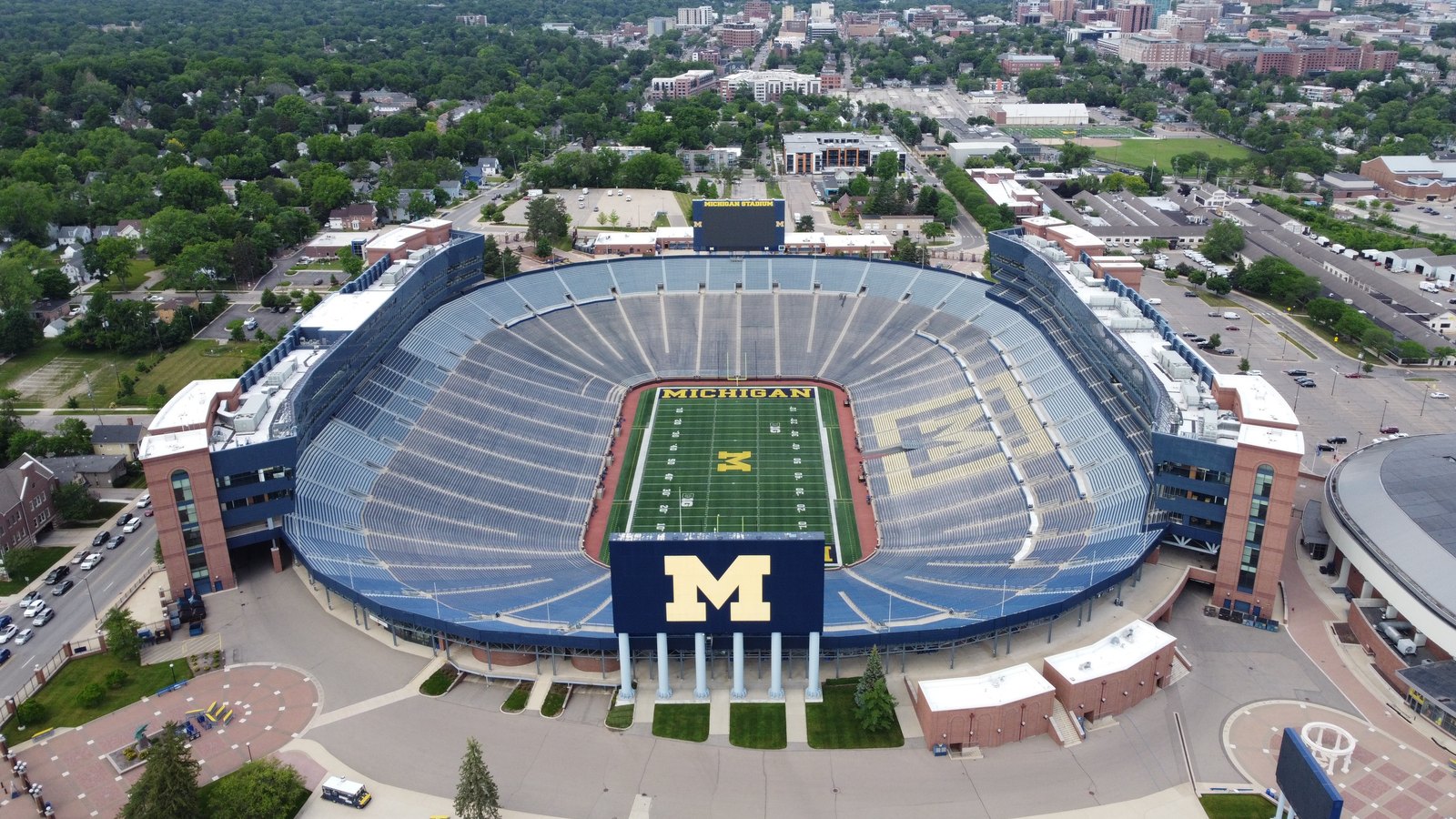 Michigan Stadium in Ann Arbor, the Big House, home of Michigan Wolverines football