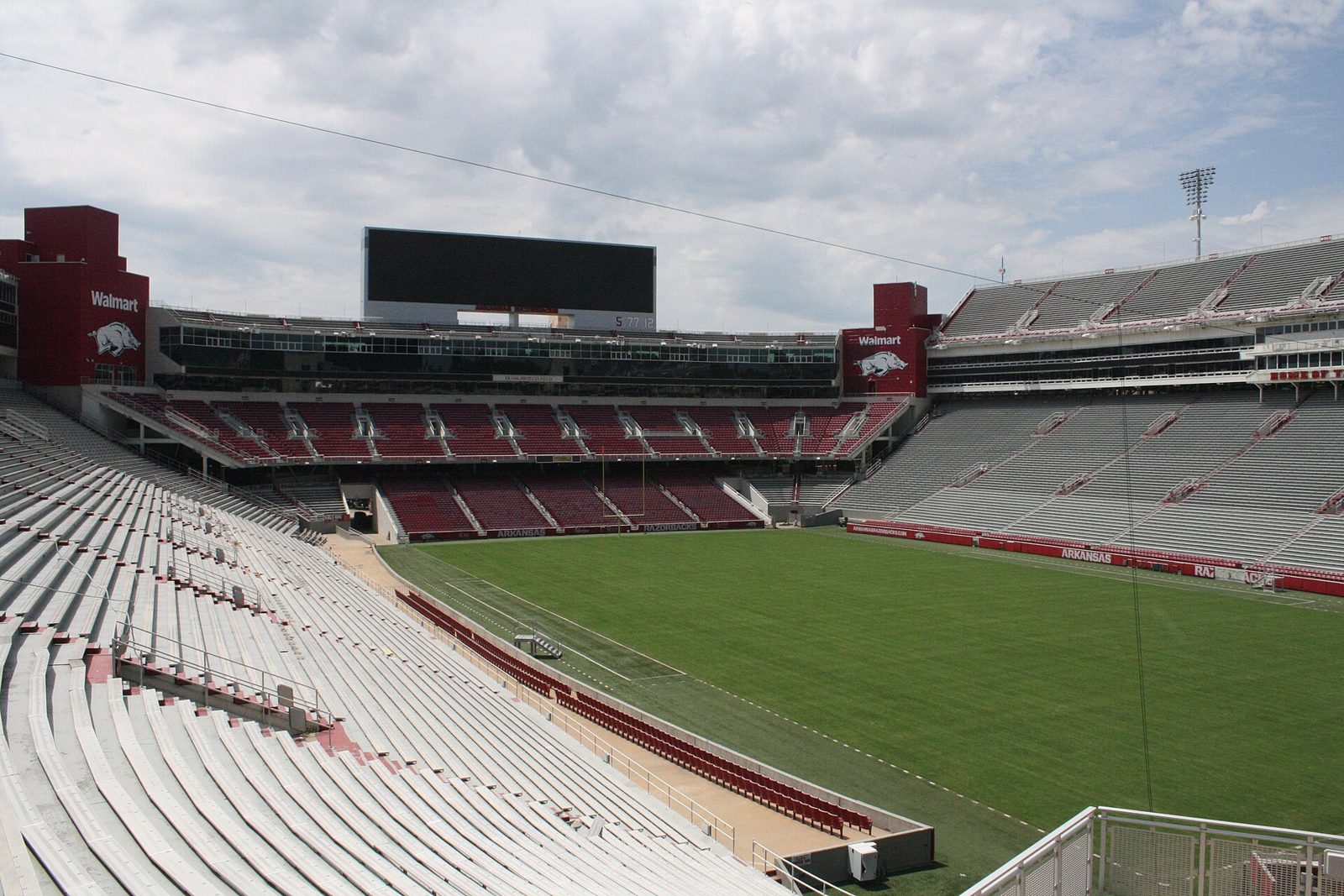 Donald W. Reynolds Razorback Stadium in Fayetteville, home of Arkansas Razorbacks football — Arkansas football, home of some of the best NFL players