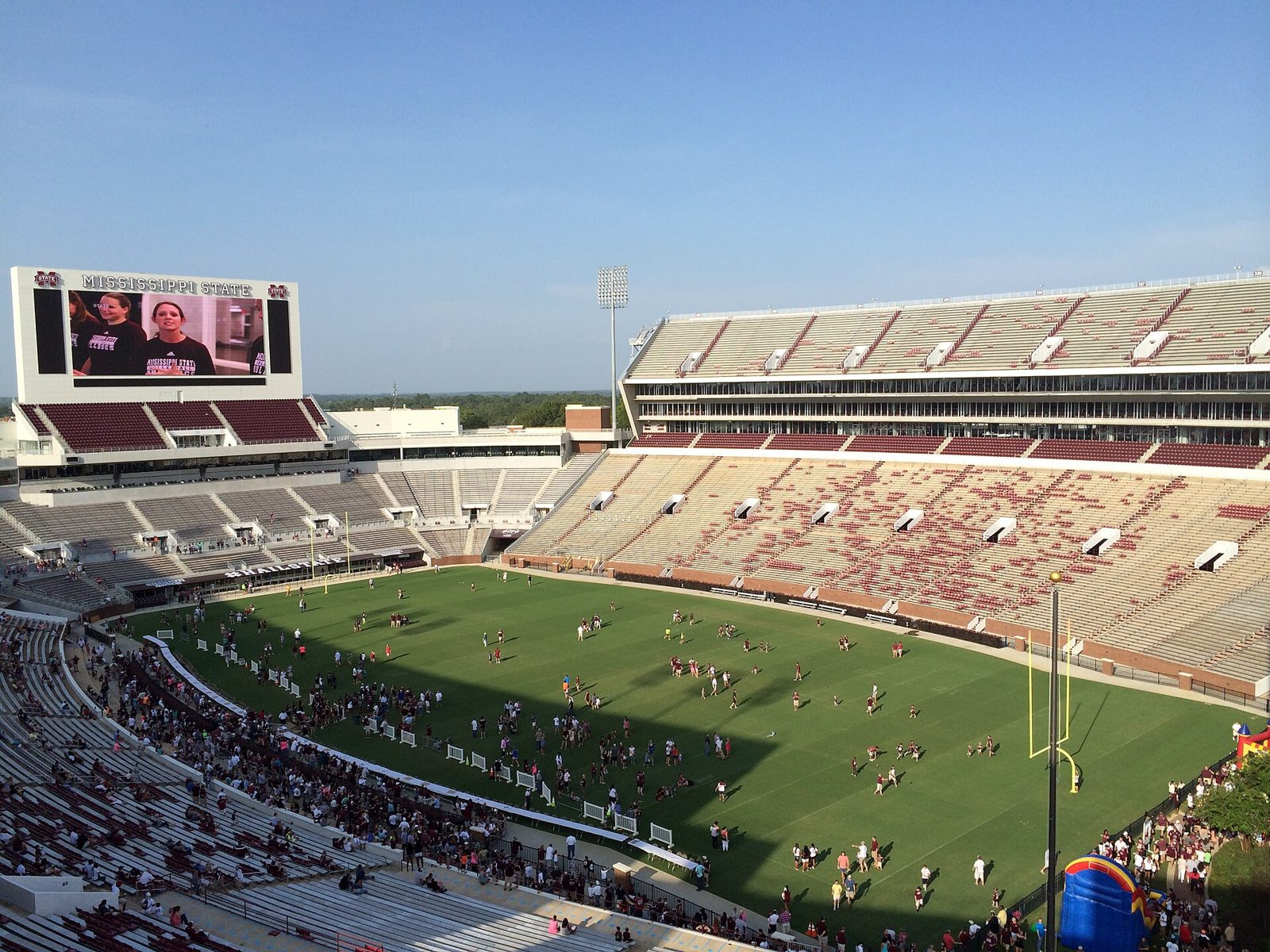 Davis Wade Stadium in Starkville, home of Mississippi State Bulldogs football — Mississippi State football, home of some of the best NFL players