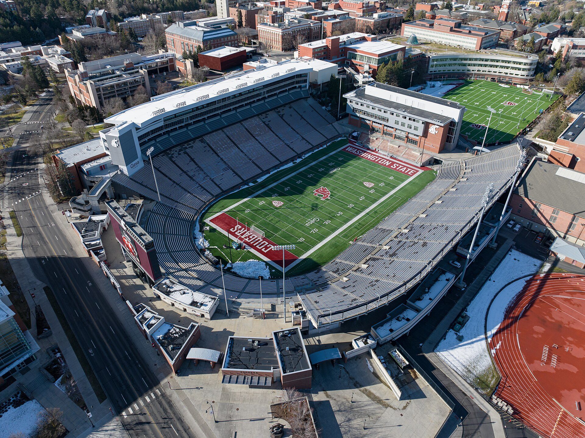 Martin Stadium in Pullman, home of Washington State Cougars football — Washington State football, home of some of the best NFL players