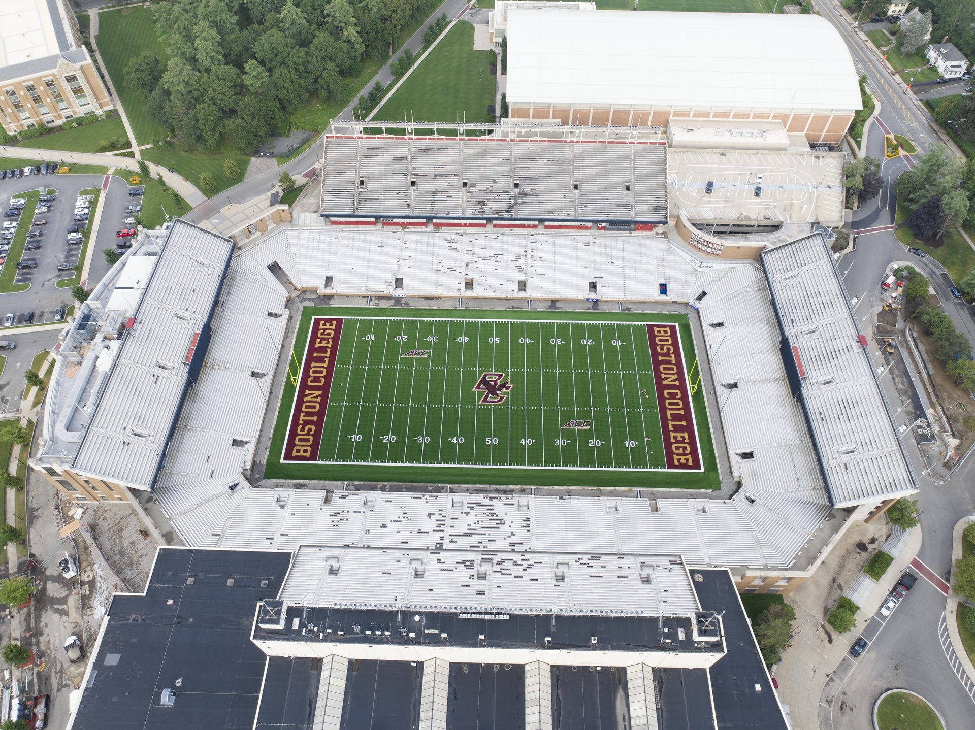 Alumni Stadium in Chestnut Hill, home of Boston College Eagles football — Boston College football, home of some of the best NFL players