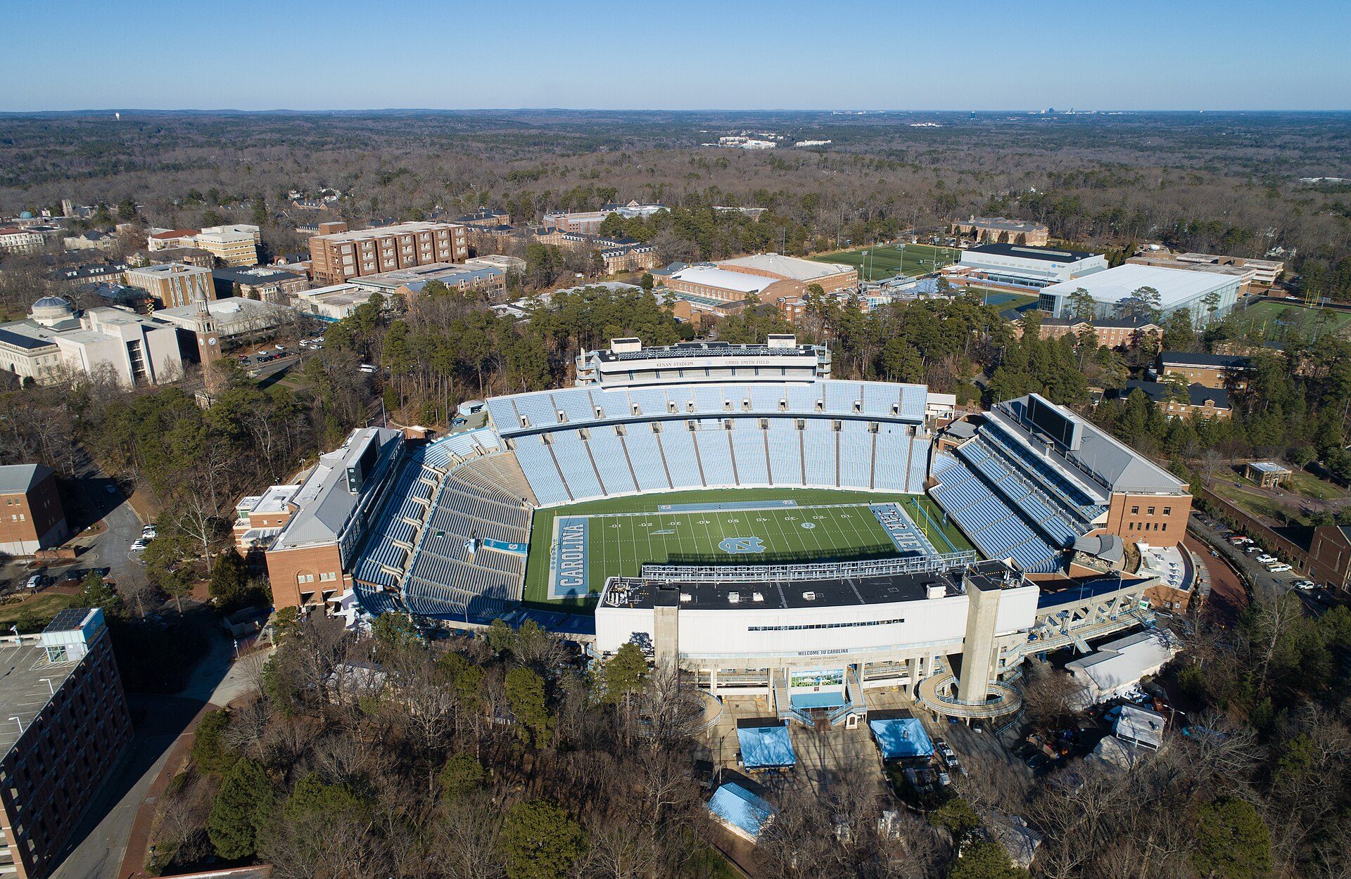 Kenan Memorial Stadium in Chapel Hill, home of North Carolina Tar Heels football — North Carolina football, home of some of the best NFL players