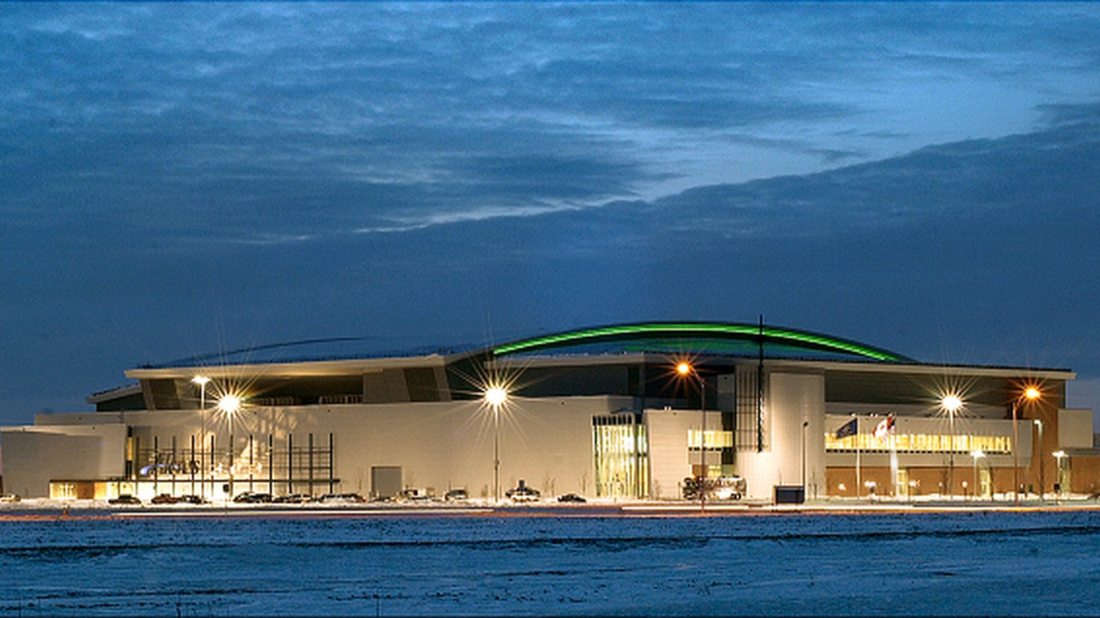 The Alerus Center in Grand Forks, home of North Dakota football