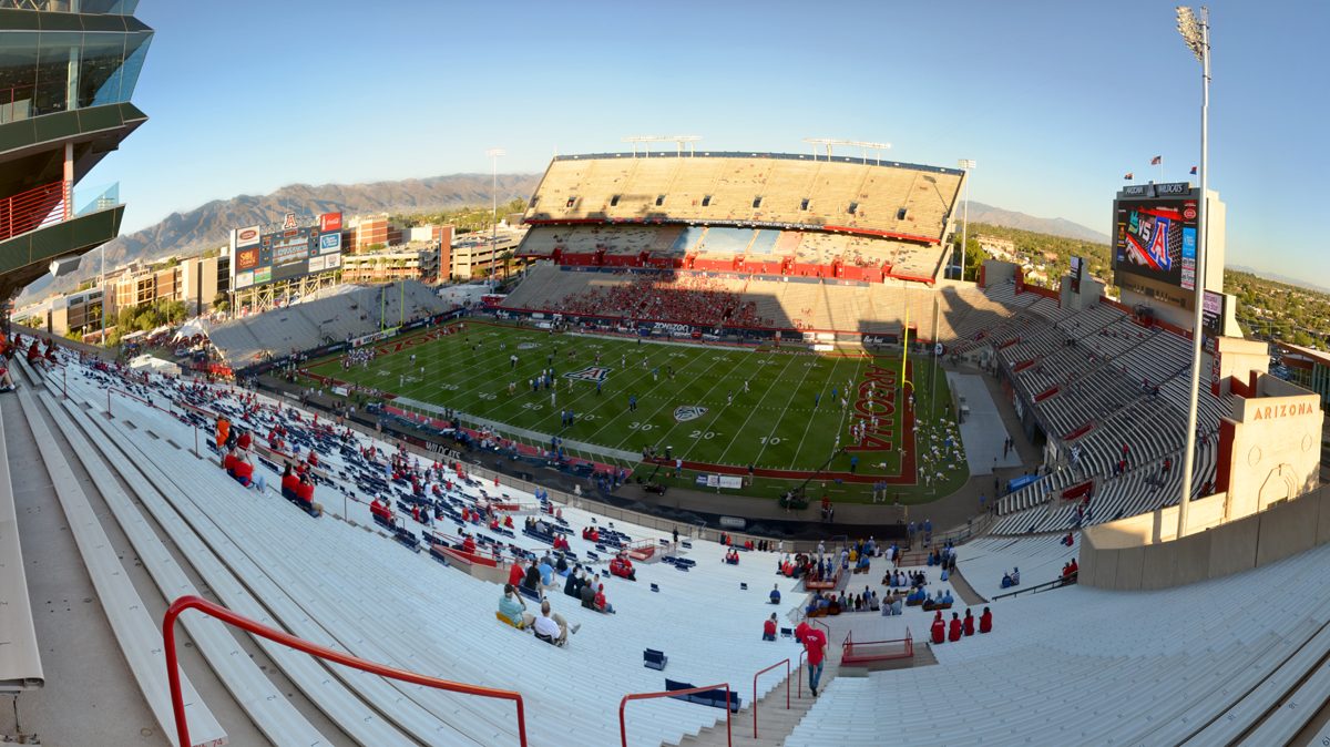 Arizona Stadium in Tucson, home of Arizona Wildcats football — Arizona football, home of some of the best NFL players
