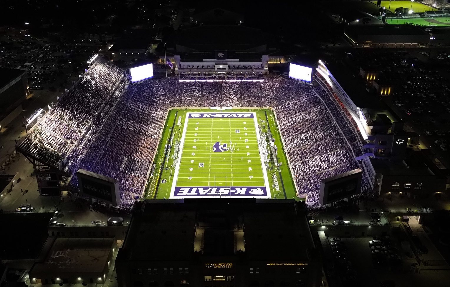 Bill Snyder Family Stadium in Manhattan, home of Kansas State Wildcats football — Kansas State football, home of some of the best NFL players