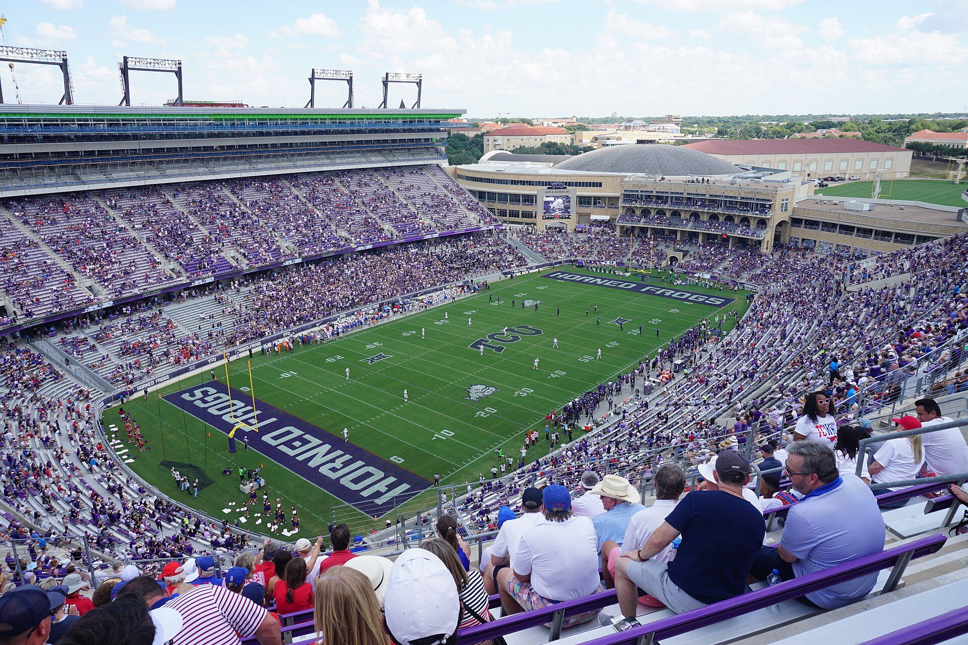 Amon G. Carter Stadium in Fort Worth, home of TCU Horned Frogs football — TCU football, home of some of the best NFL players