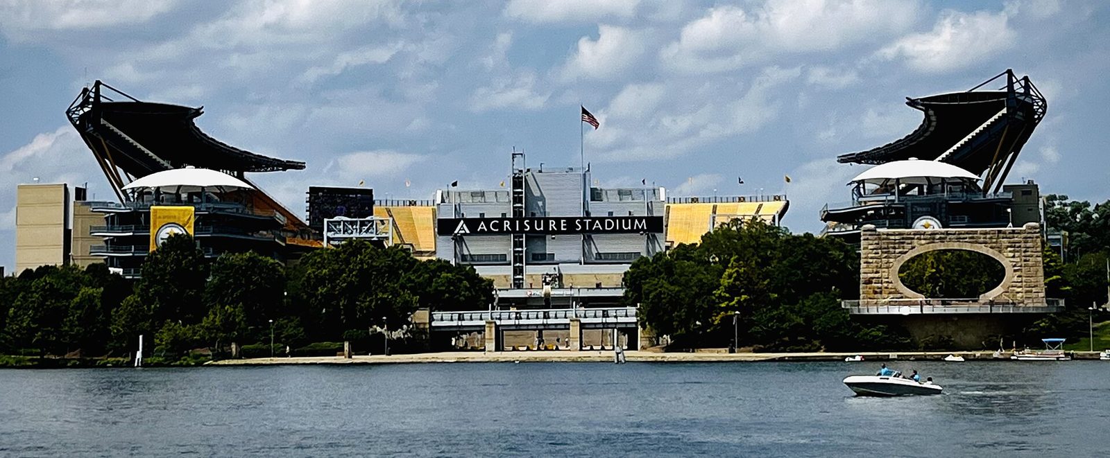 Acrisure Stadium on the riverfront in Pittsburgh, home of Pitt Panthers football — Pittsburgh football, home of some of the best NFL players
